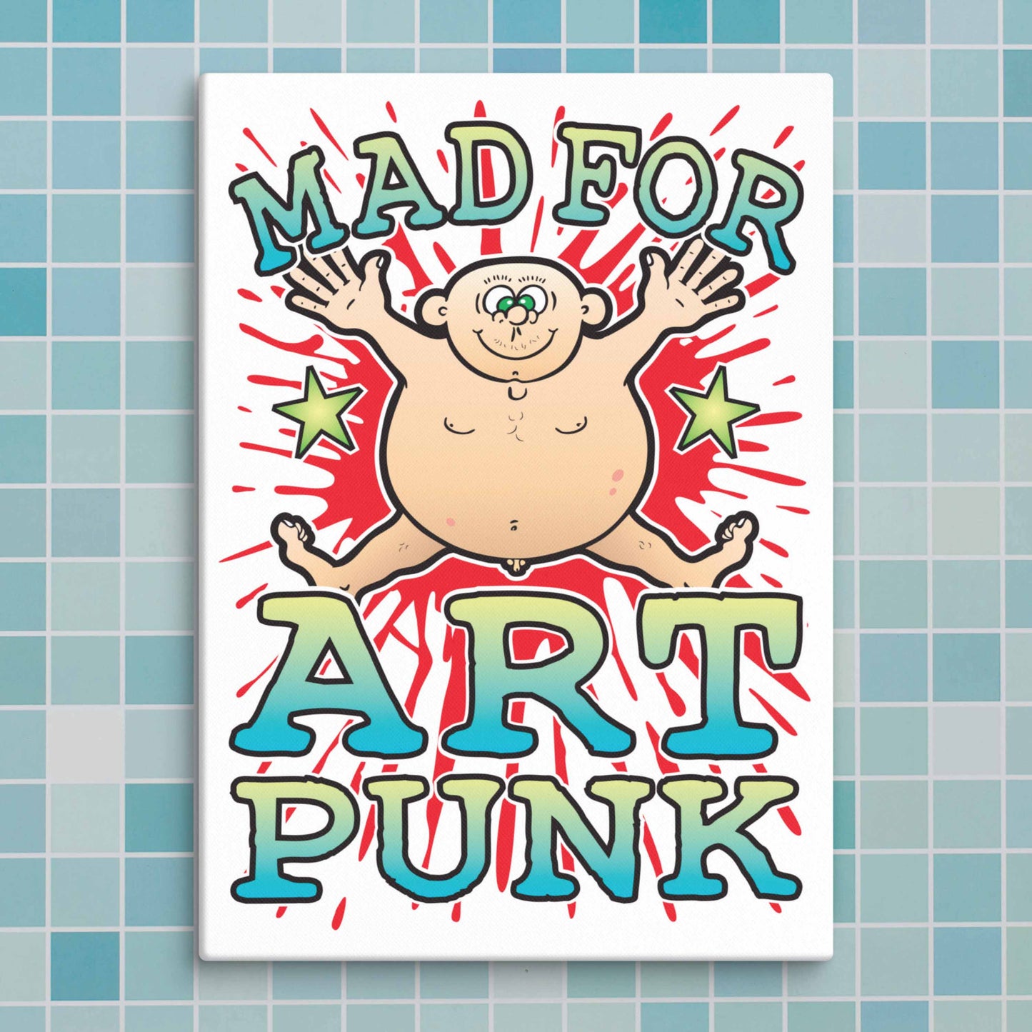 Art Punk Canvas Print 30x40cm