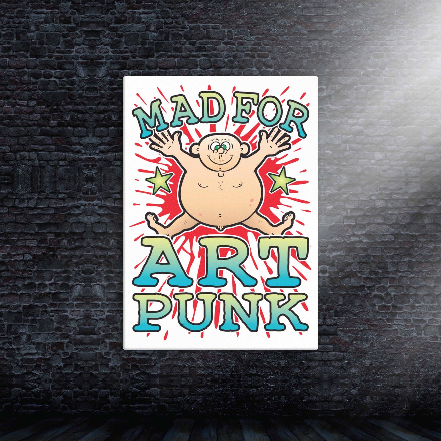Art Punk Canvas Print 30x40cm