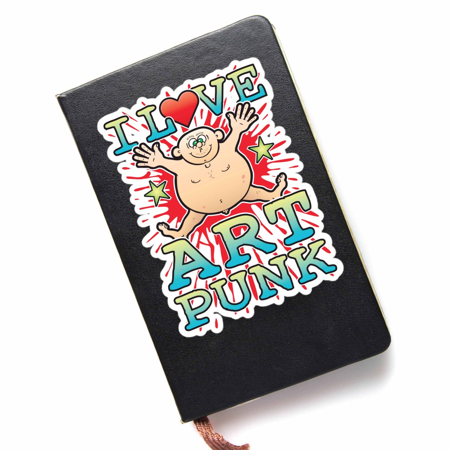 Art Punk Vinyl Kiss-Cut Sticker / 14 x 10cm