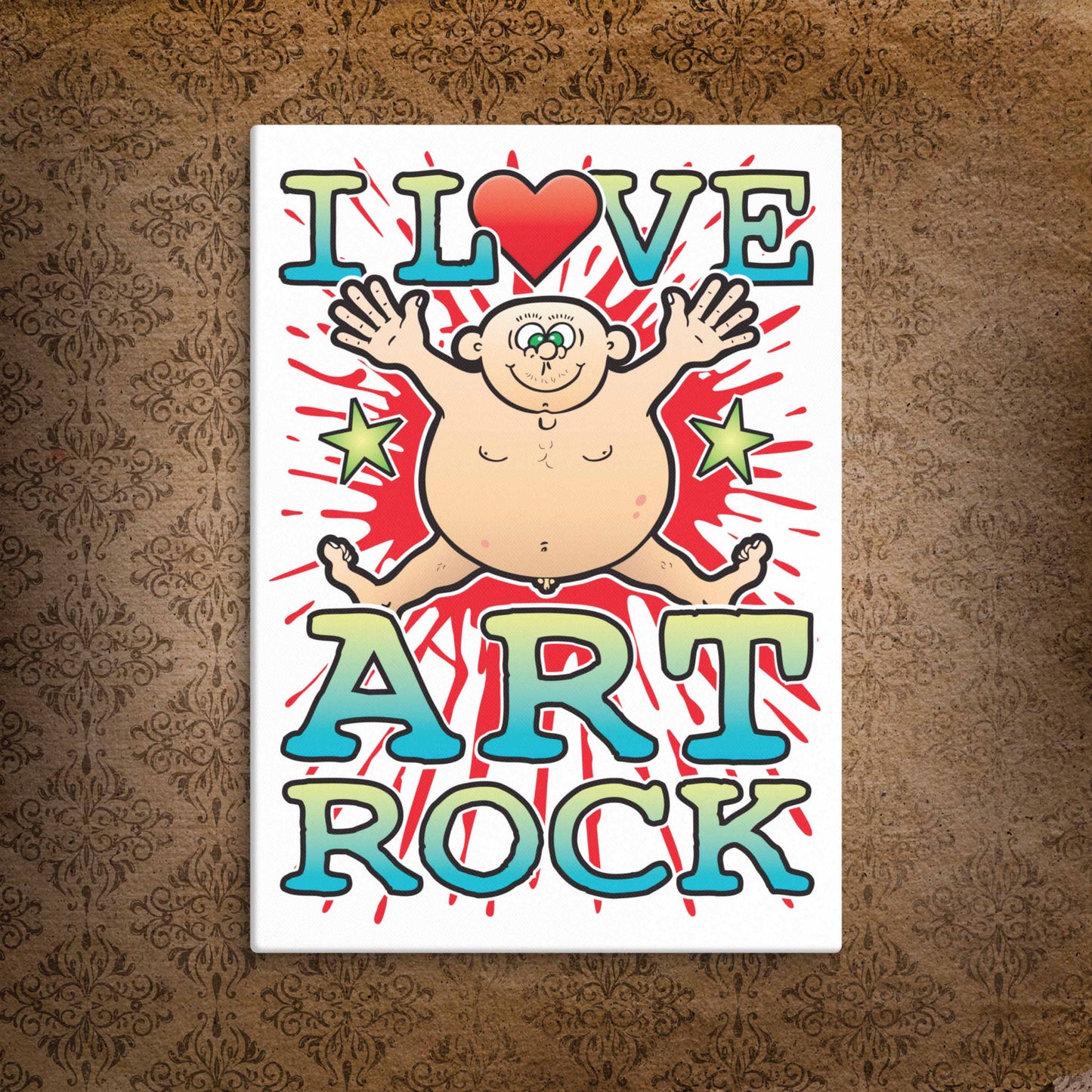 Art Rock Canvas Print 30x40cm