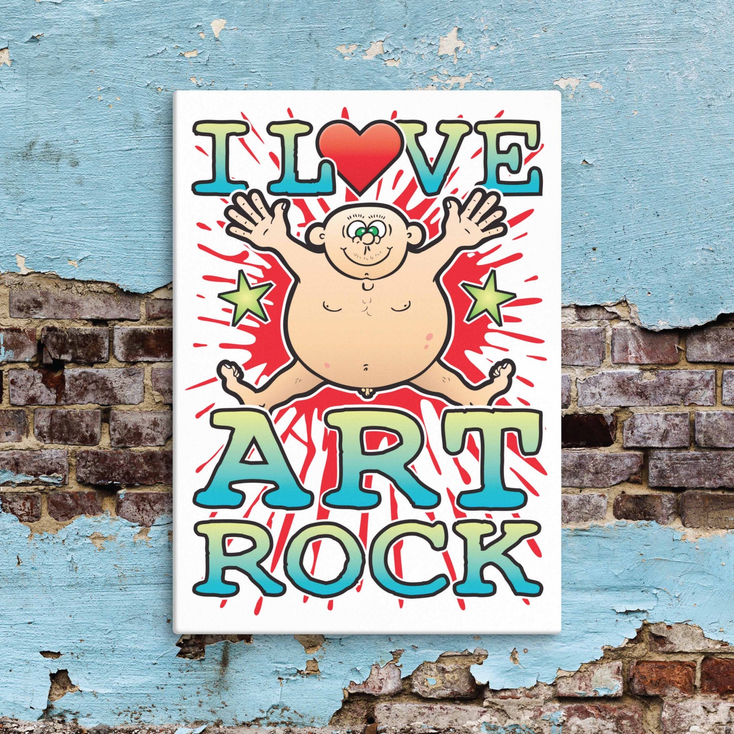 Art Rock Canvas Print 30x40cm