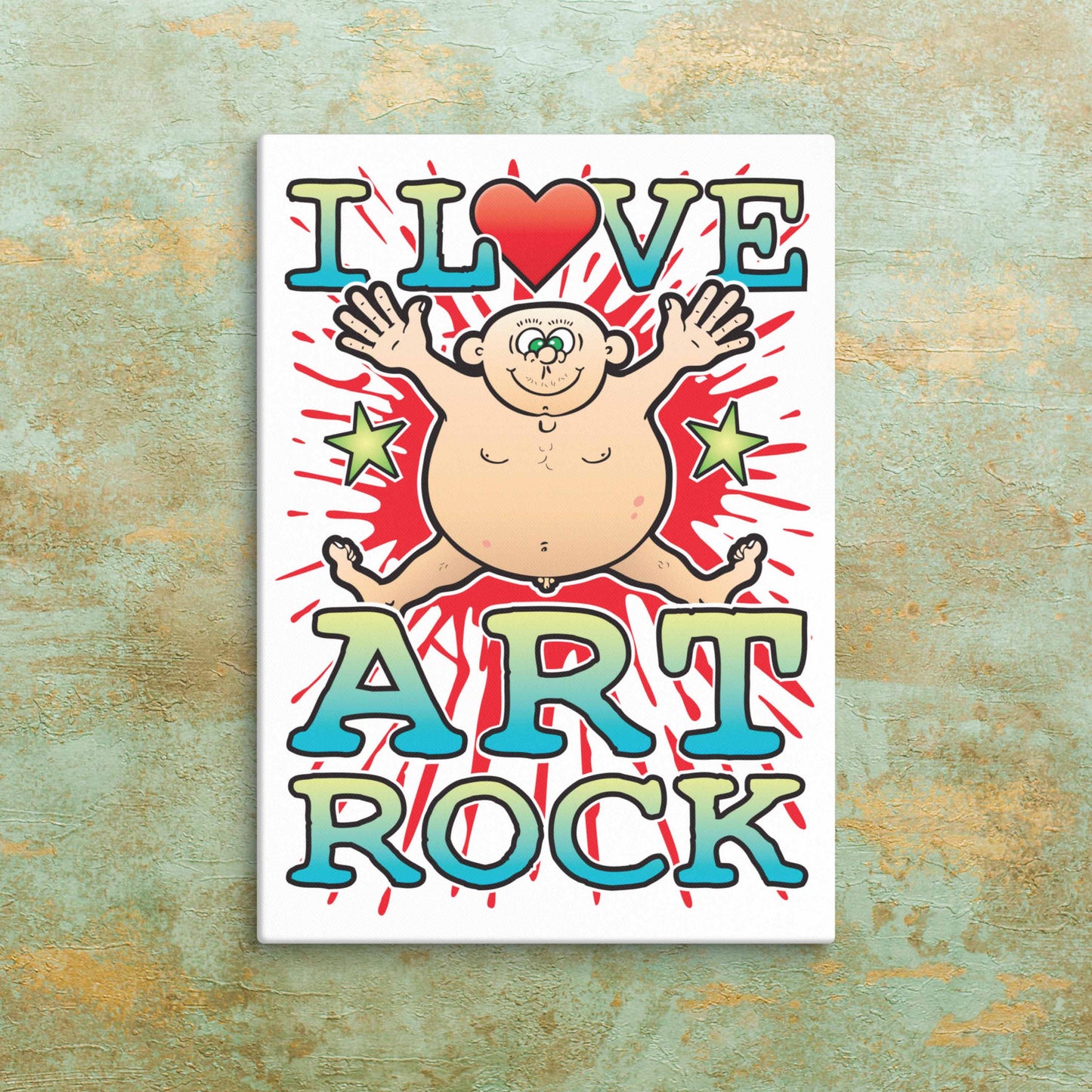 Art Rock Canvas Print 30x40cm