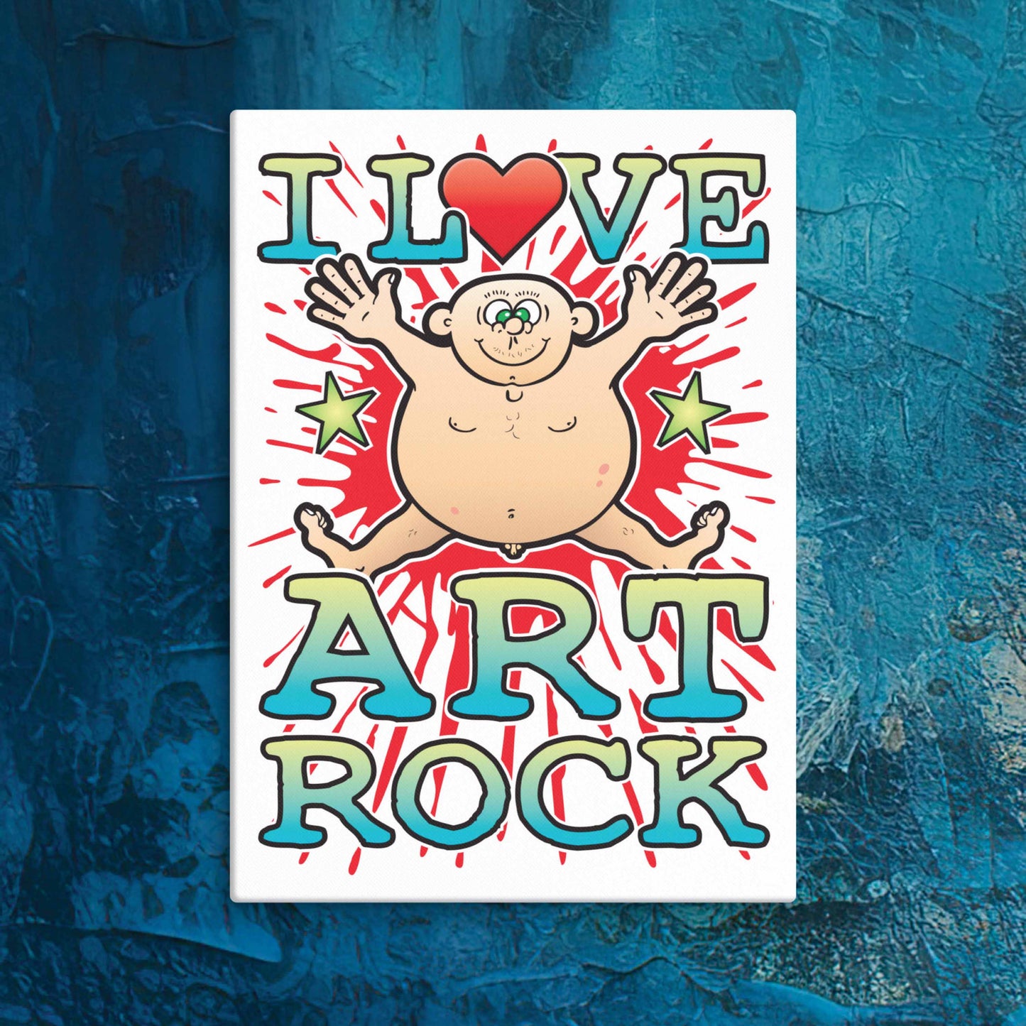 Art Rock Canvas Print 30x40cm