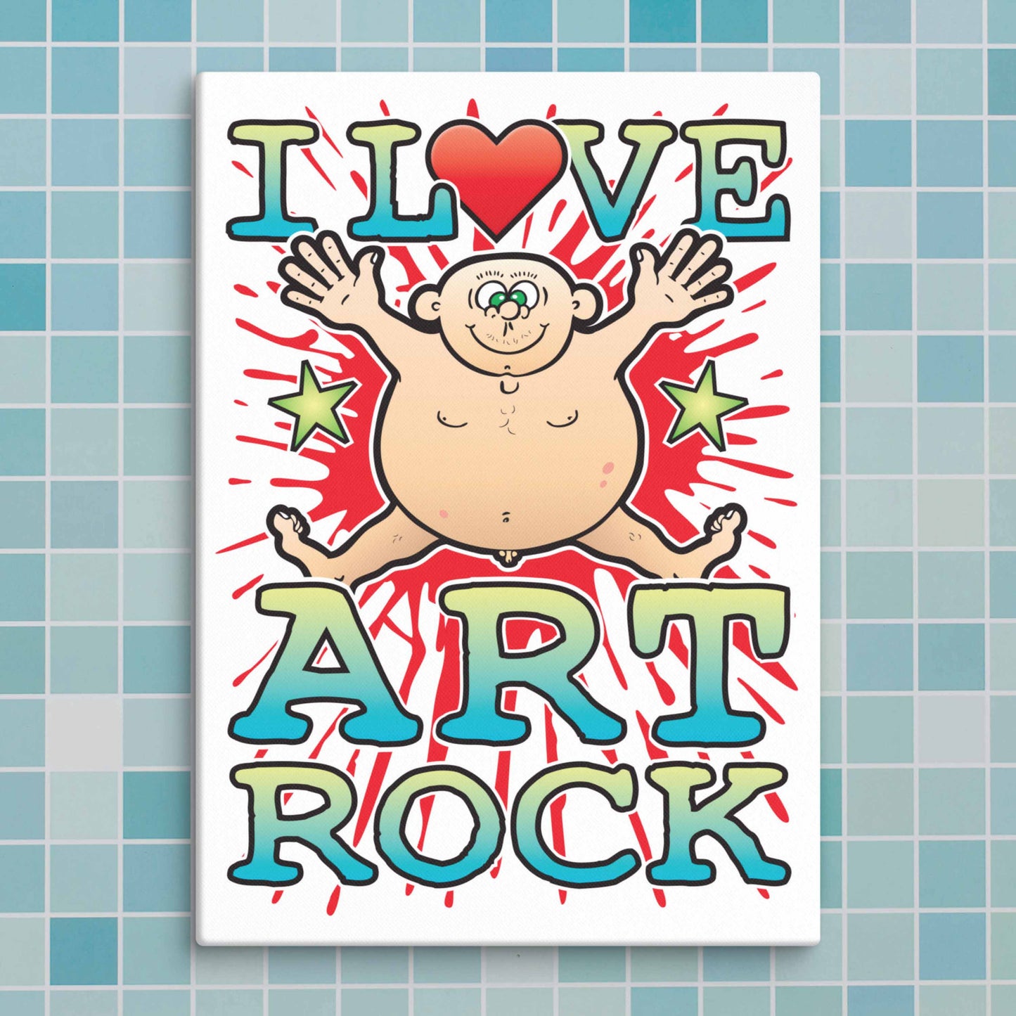 Art Rock Canvas Print 30x40cm