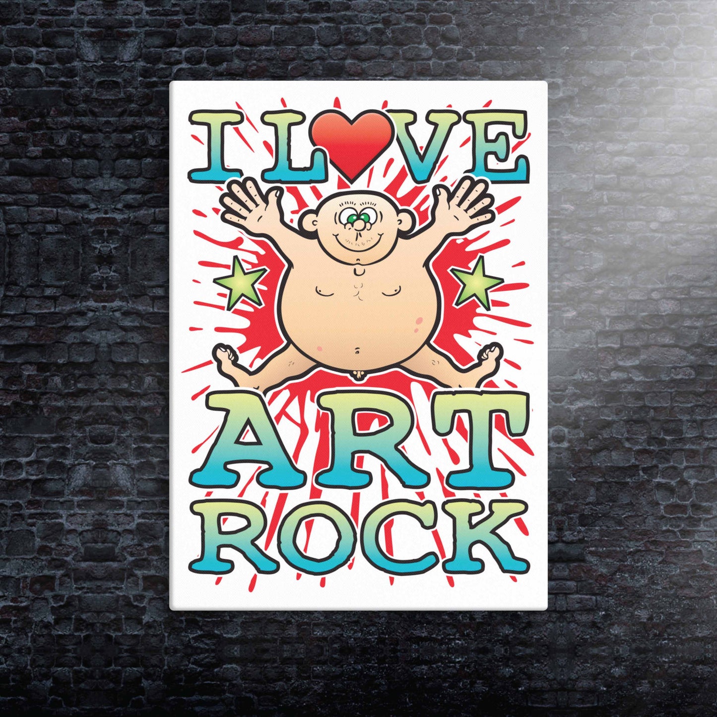 Art Rock Canvas Print 30x40cm