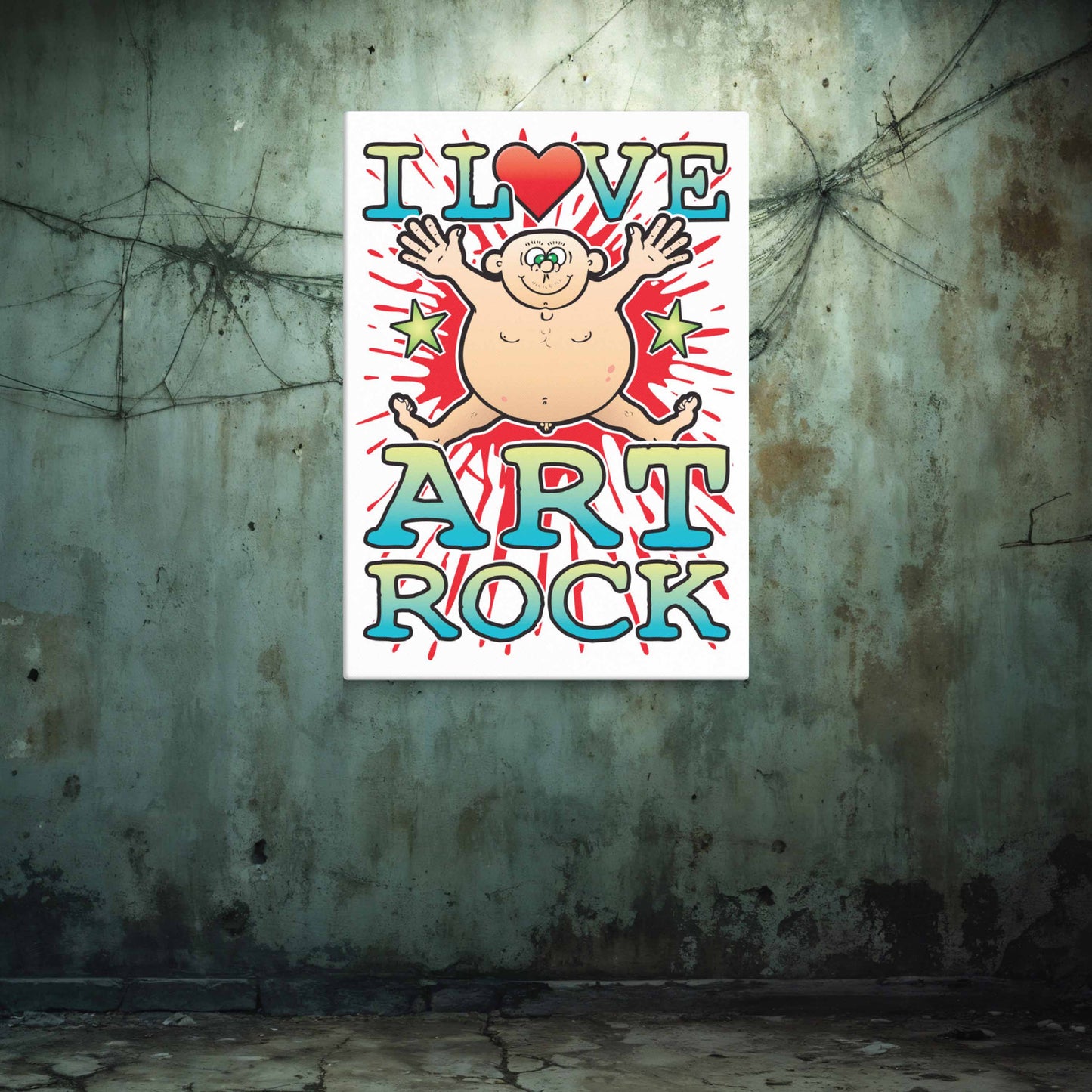 Art Rock Canvas Print 30x40cm