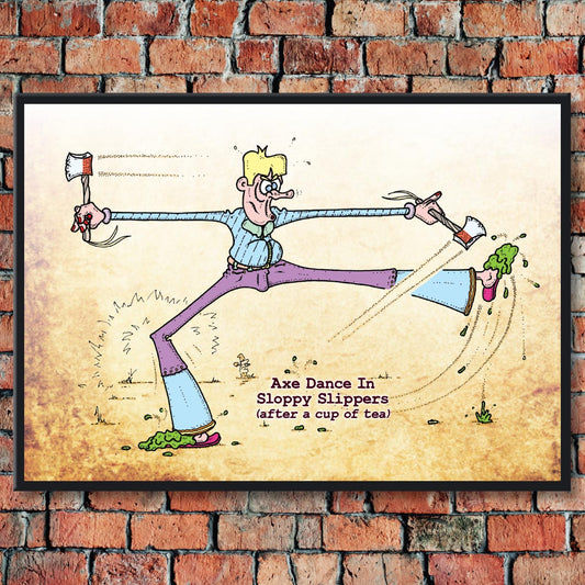 Axe Dance Art Print