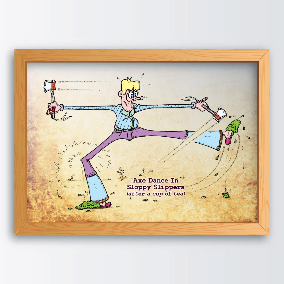 Axe Dance Art Print