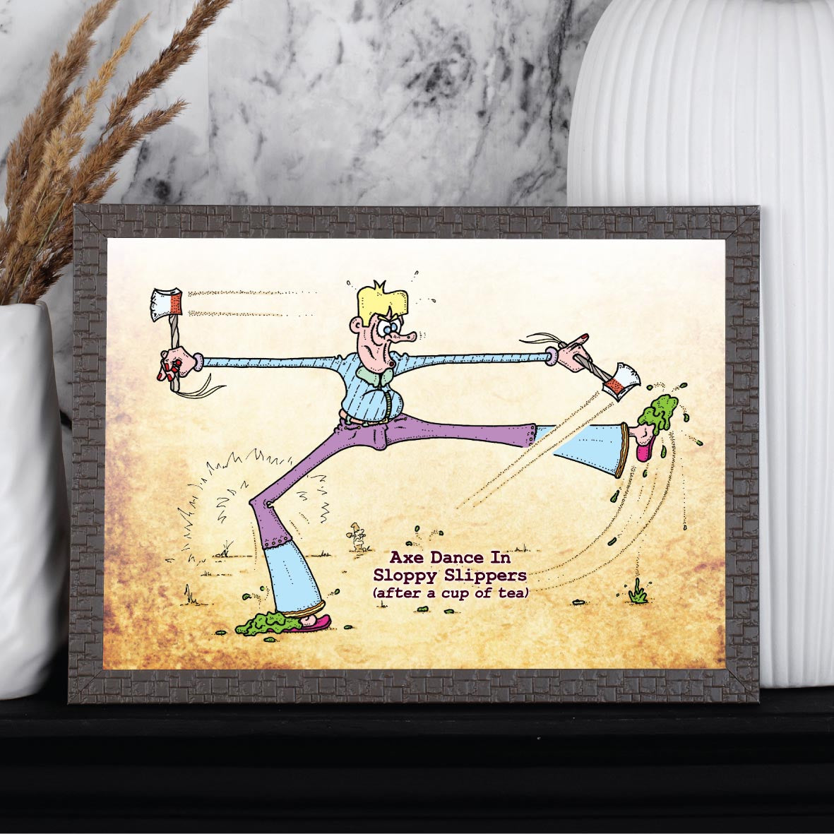 Axe Dance Art Print
