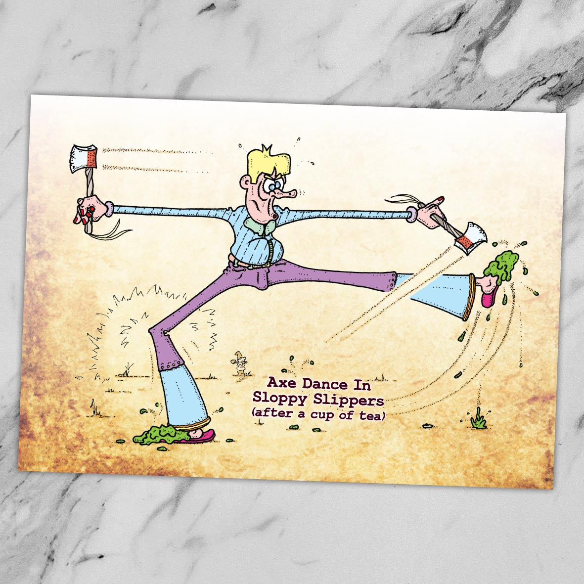 Axe Dance Art Print