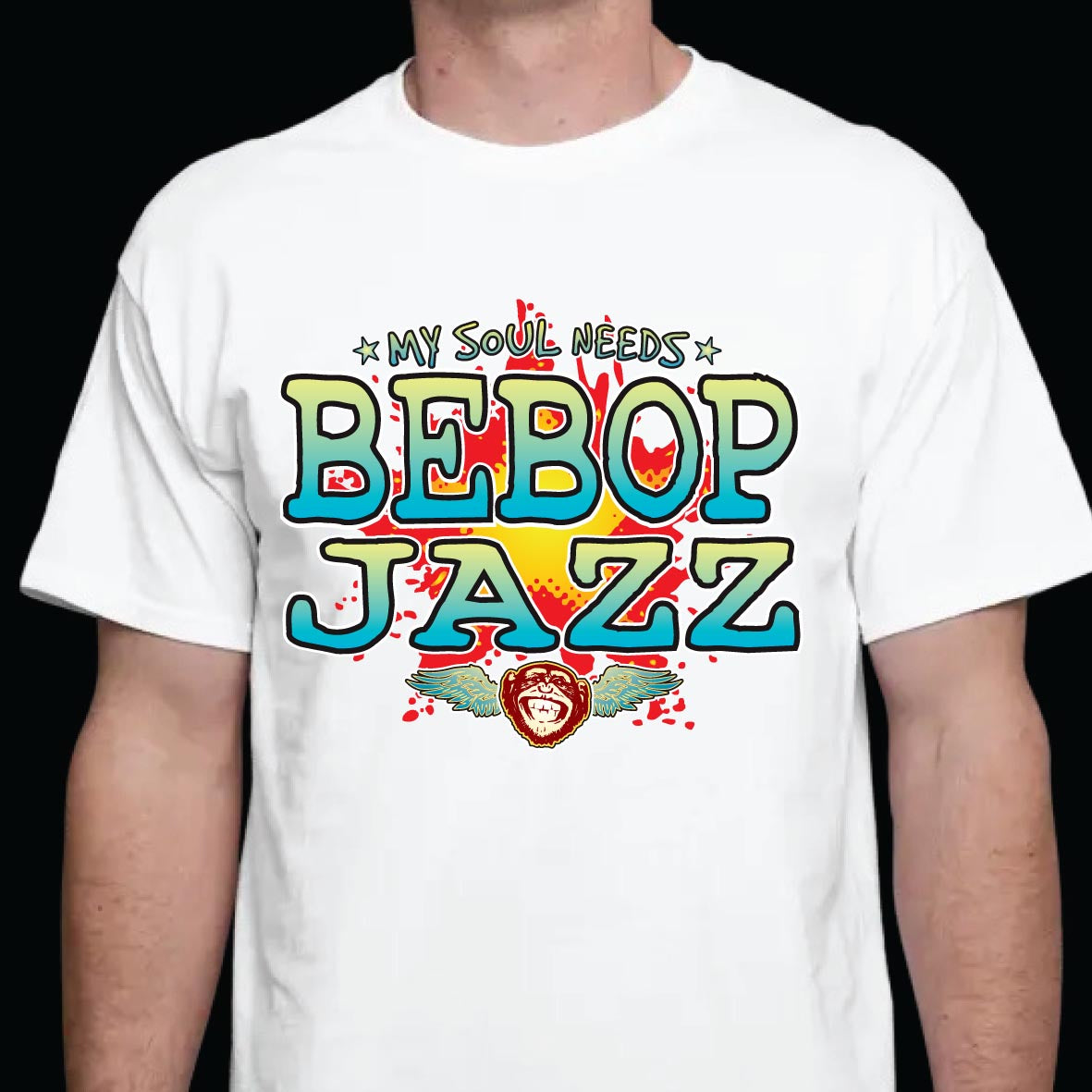 Bebop Jazz Cotton T-Shirt