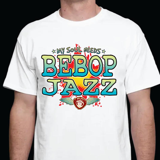 Bebop Jazz Cotton T-Shirt