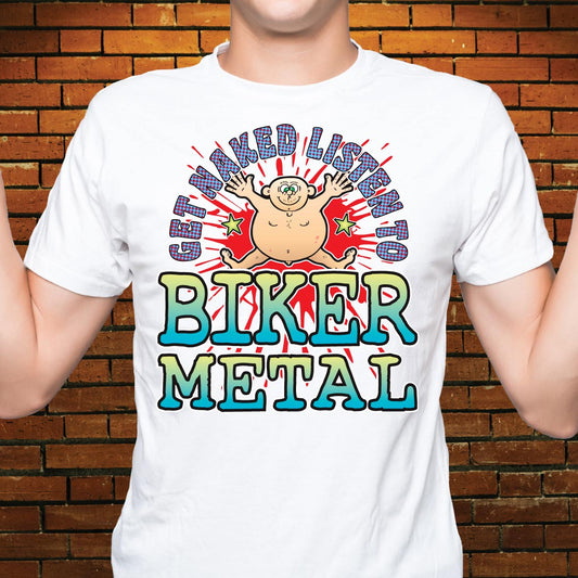 Biker Metal Funny Slogan Cotton T-Shirt