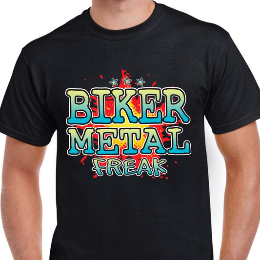 Biker Metal Cotton T-Shirt