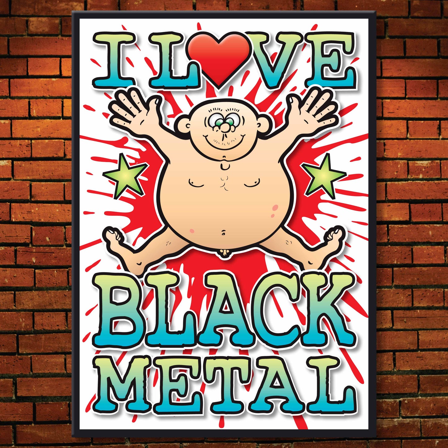 Black Metal Art Print / Love Music Poster / Wall Décor / Rock Guru