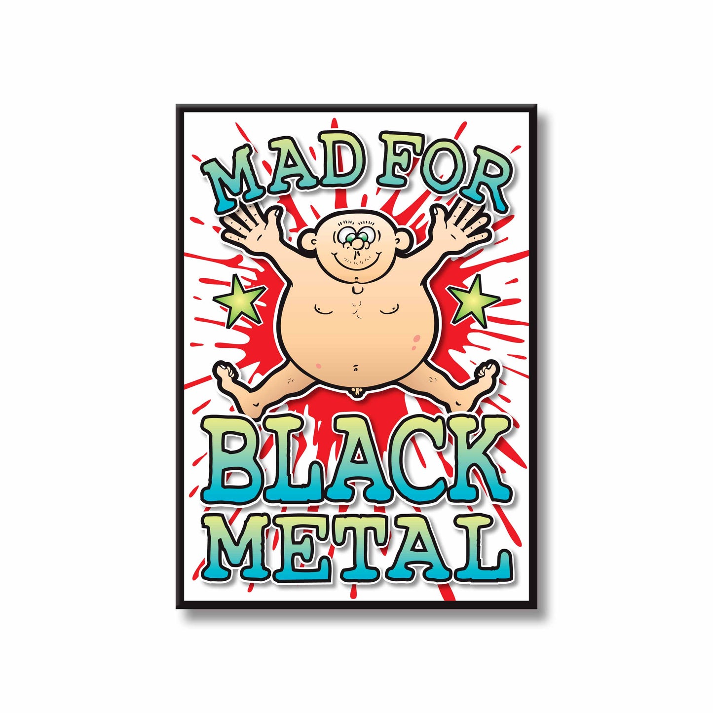 Black Metal Art Print / Mad For Music Poster / Wall Décor
