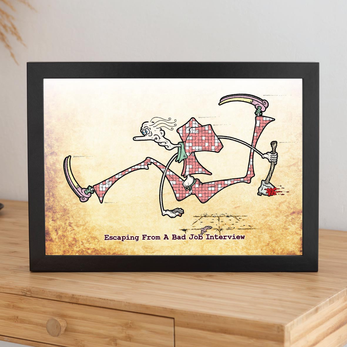 Bad Job Interview Art Print