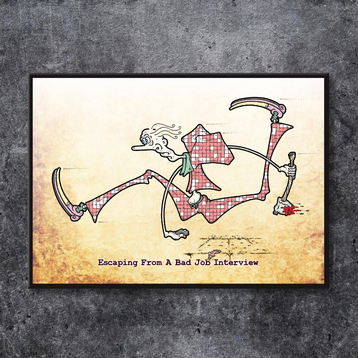 Bad Job Interview Art Print