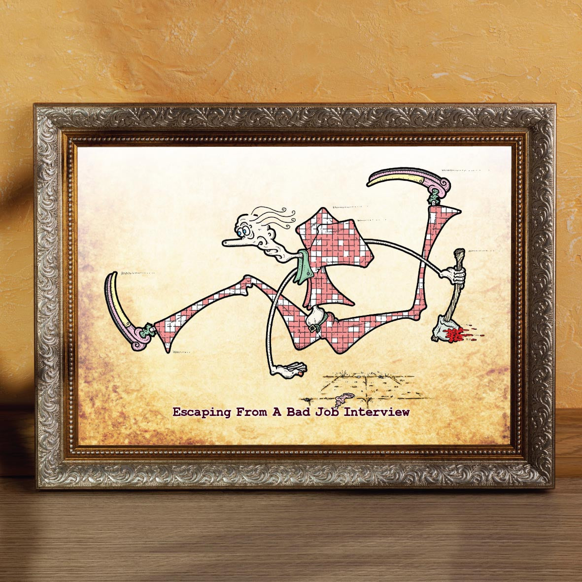 Bad Job Interview Art Print