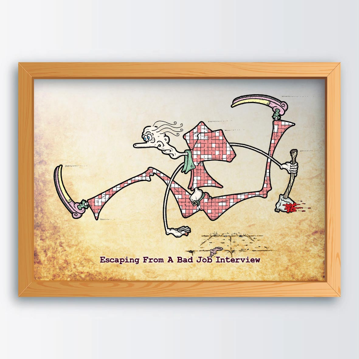 Bad Job Interview Art Print