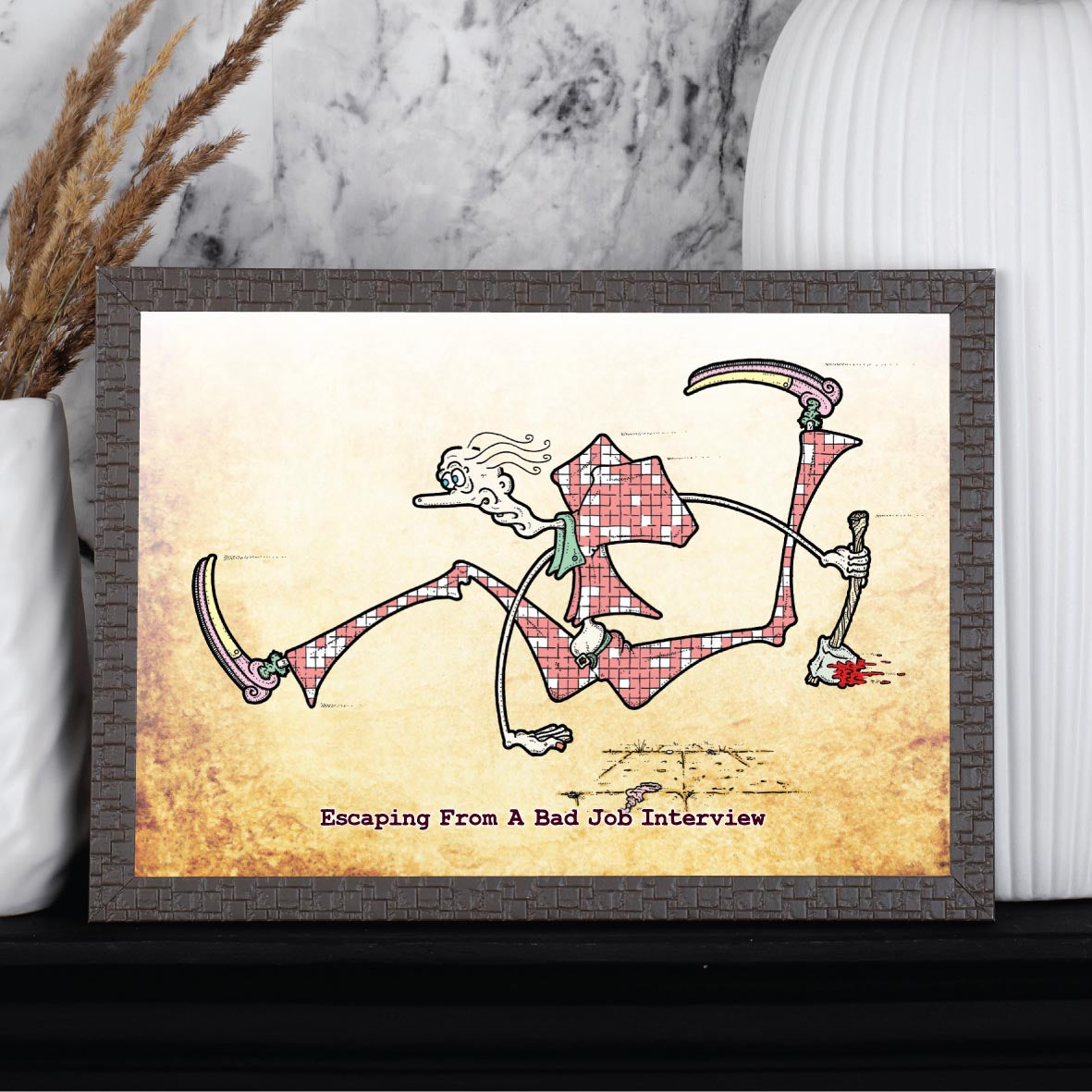 Bad Job Interview Art Print