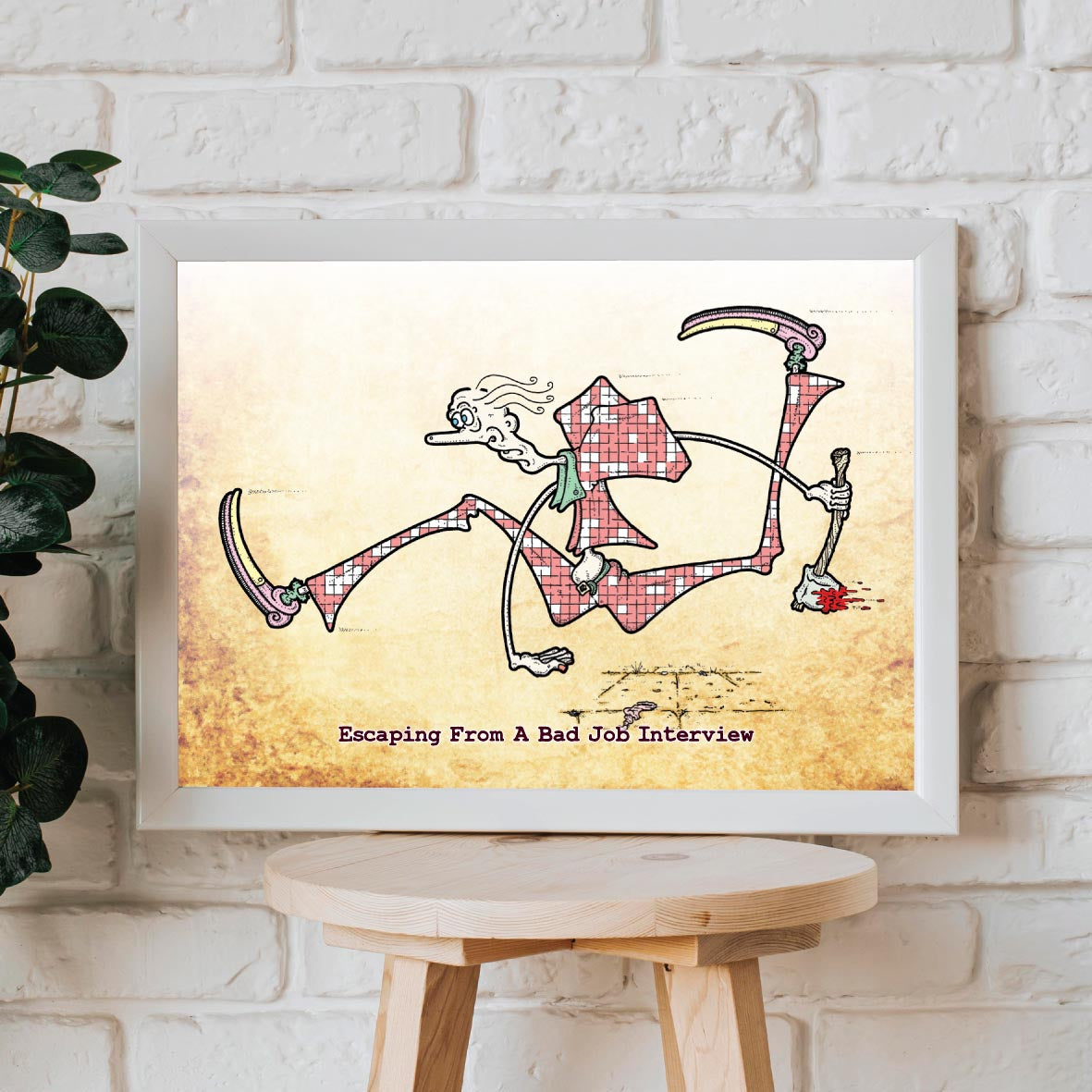 Bad Job Interview Art Print