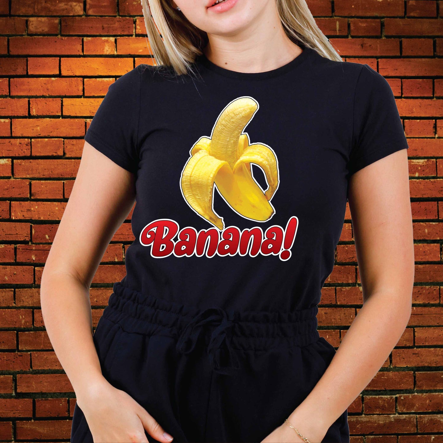 Banana Funny Slogan Cotton T-Shirt