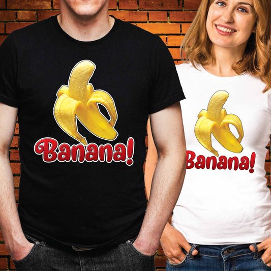 Banana Funny Slogan Cotton T-Shirt