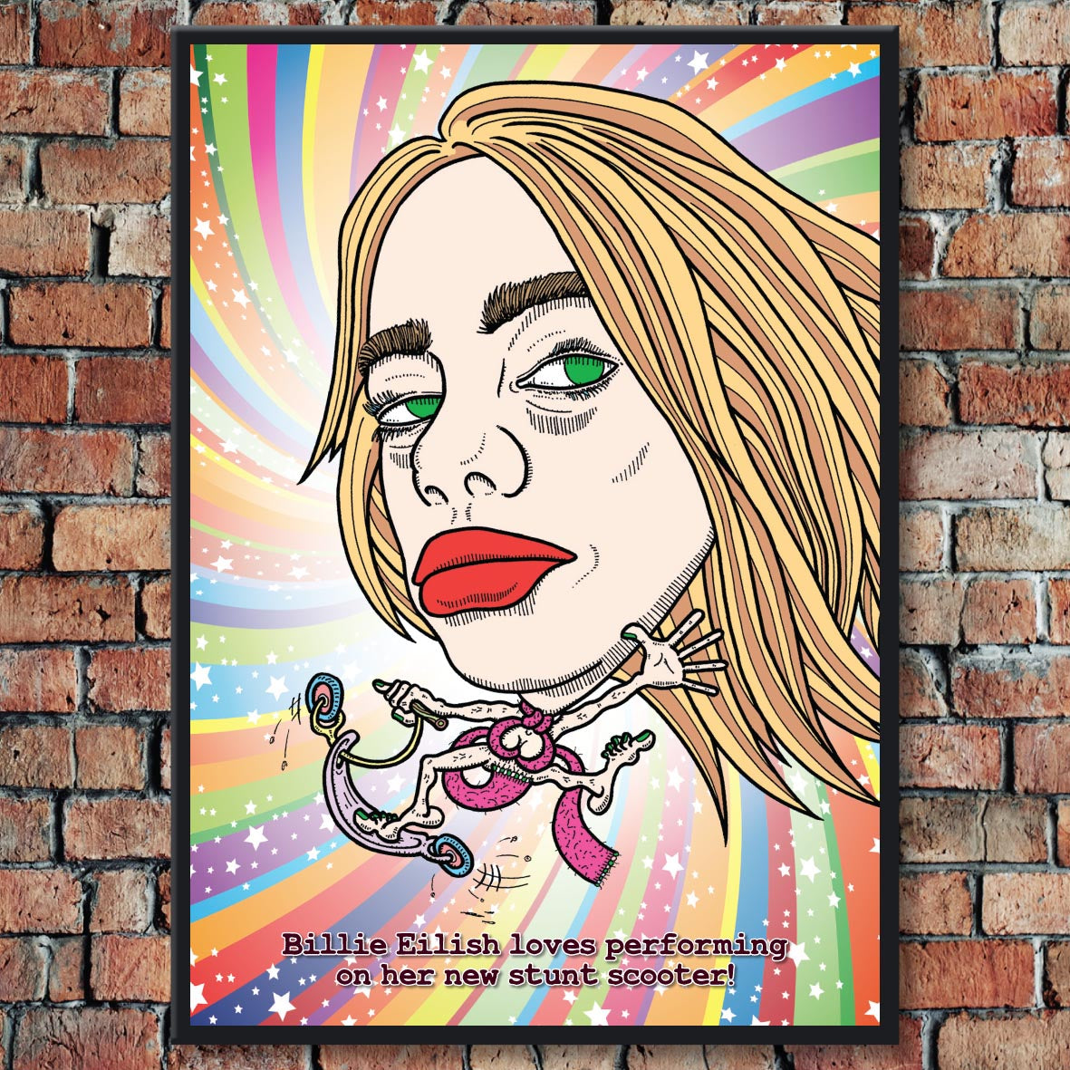 Billie Eilish Pop Art Print