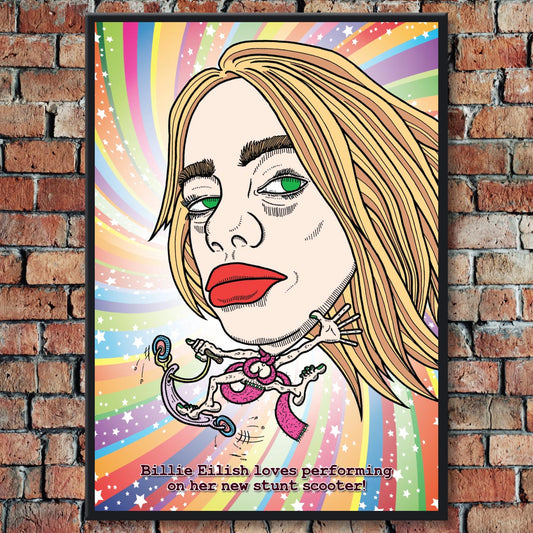 Billie Eilish Pop Art Print
