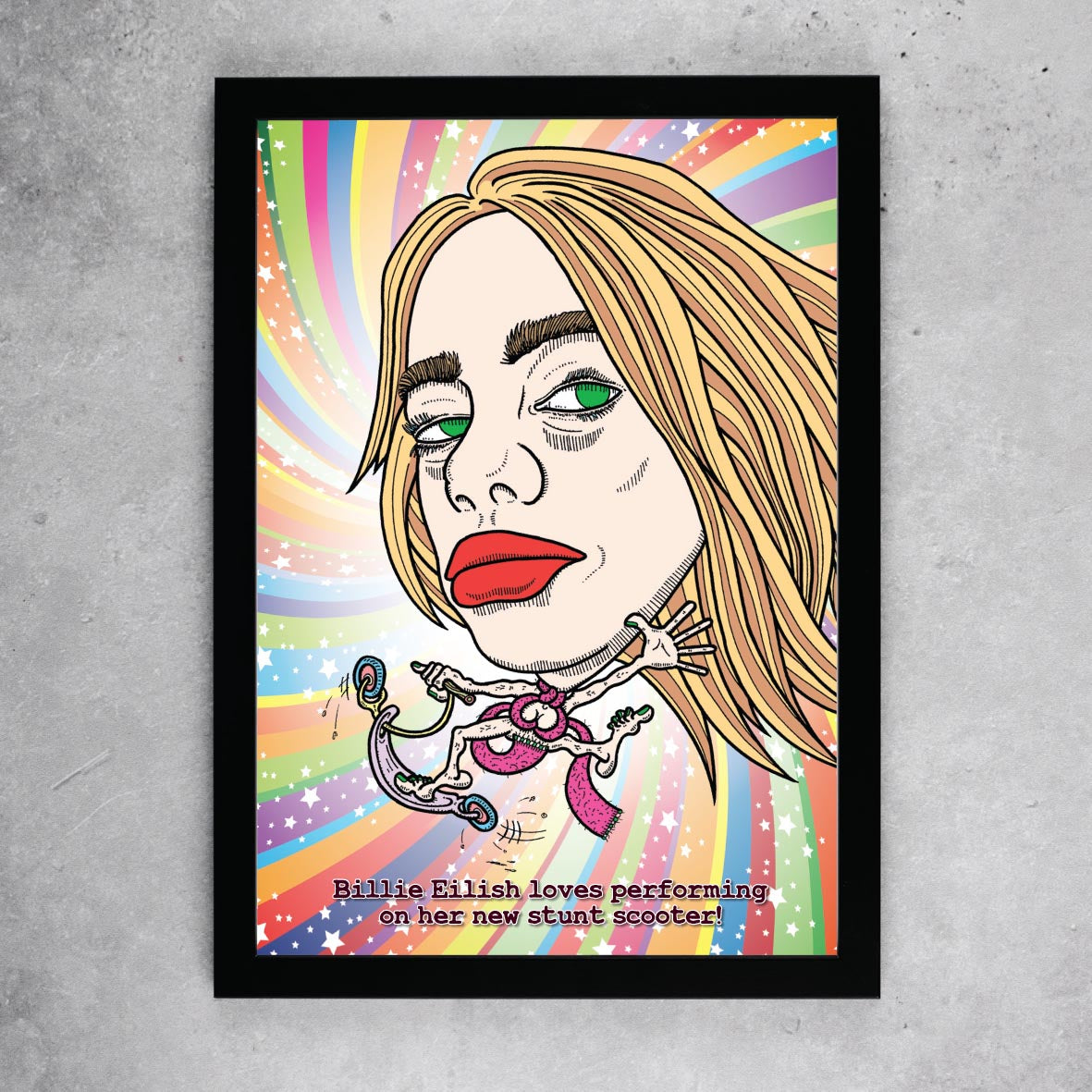 Billie Eilish Pop Art Print