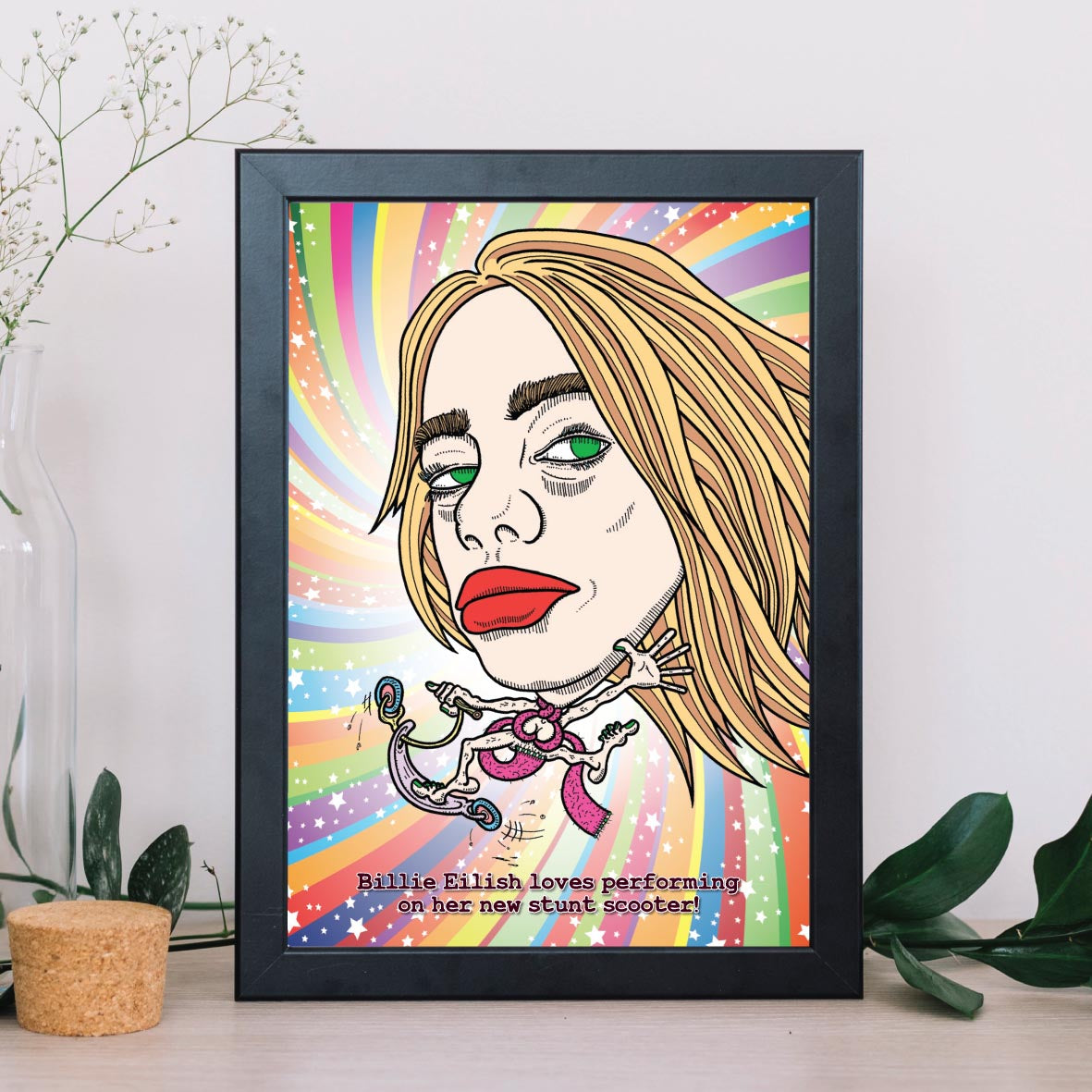 Billie Eilish Pop Art Print