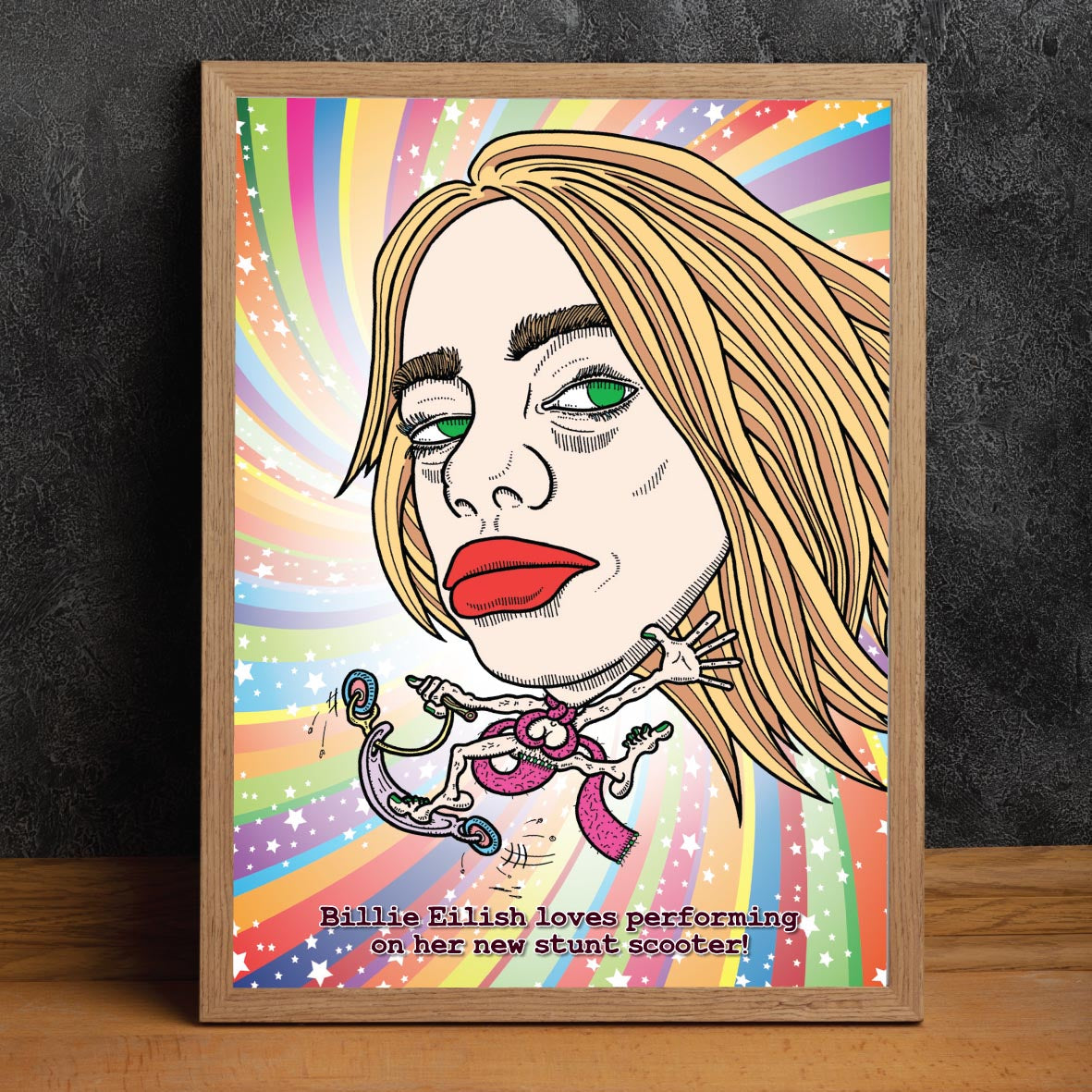 Billie Eilish Pop Art Print