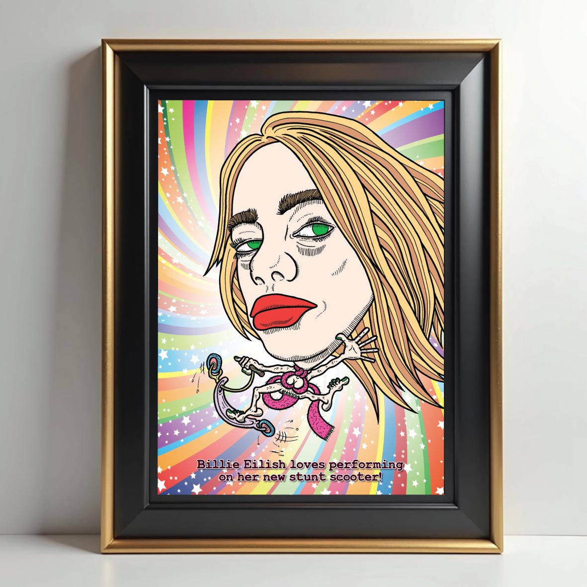 Billie Eilish Pop Art Print