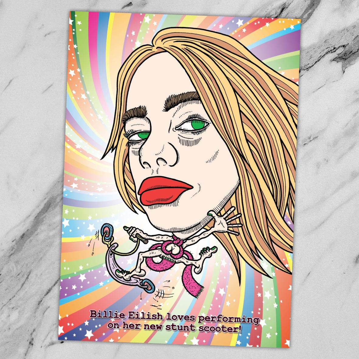 Billie Eilish Pop Art Print