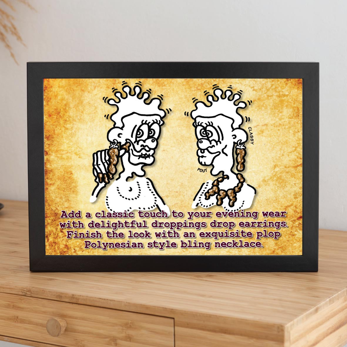 Bling Jewellery Cartoon Art Print