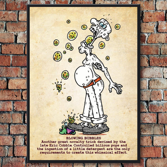 Blowing Bubbles Art Print