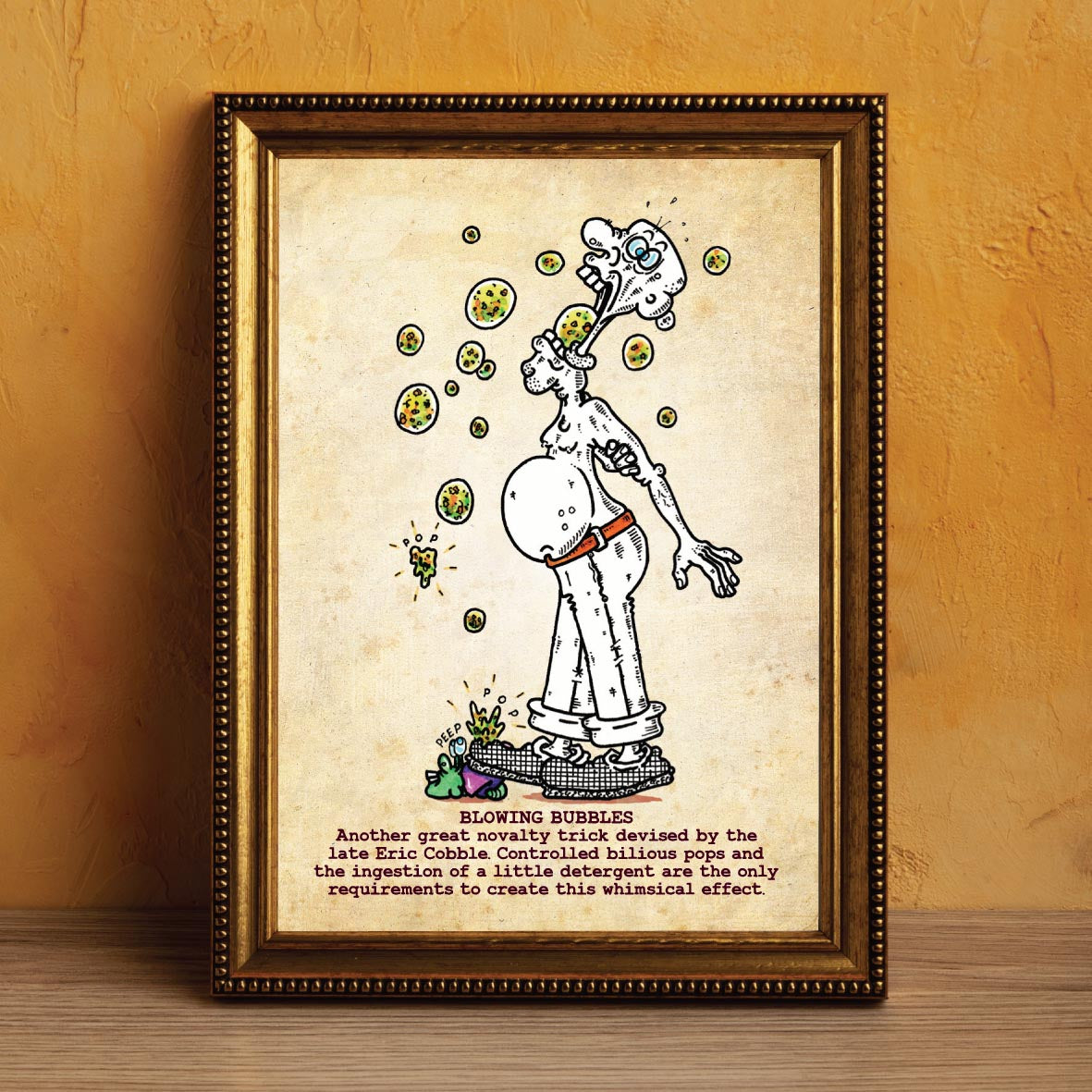 Blowing Bubbles Art Print