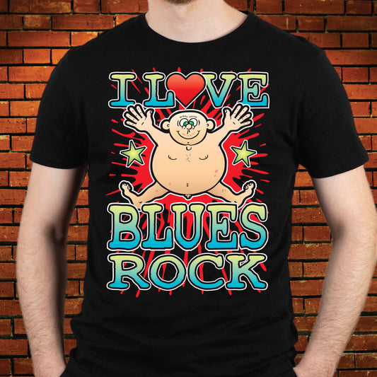 Blues Rock Cotton Love Music T-Shirt