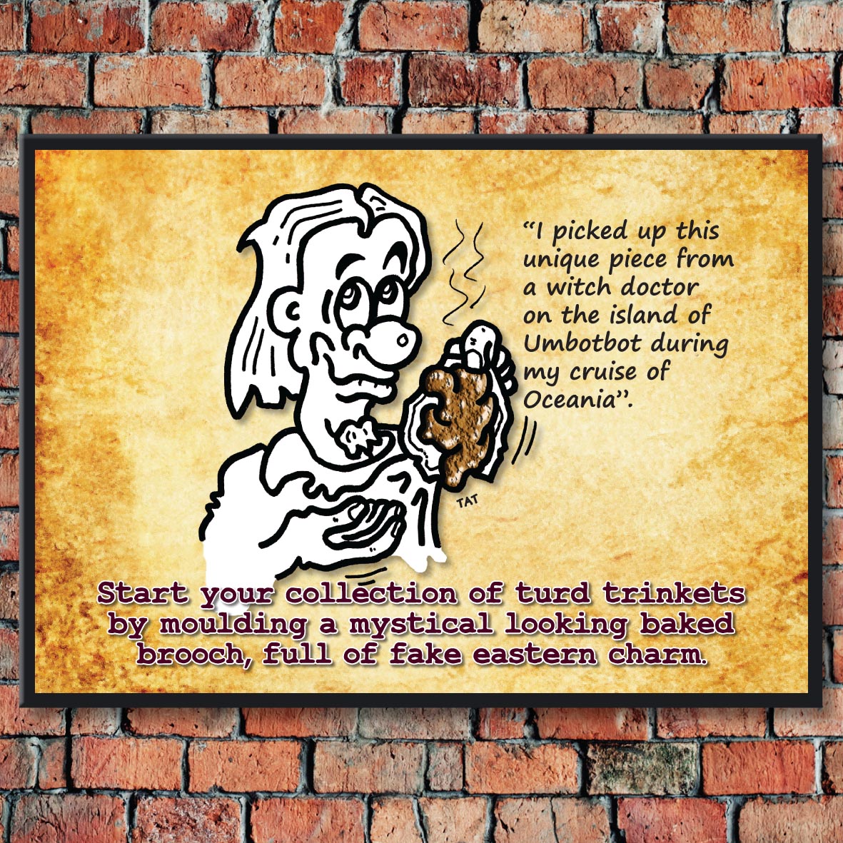Bogus Brooch Art Print