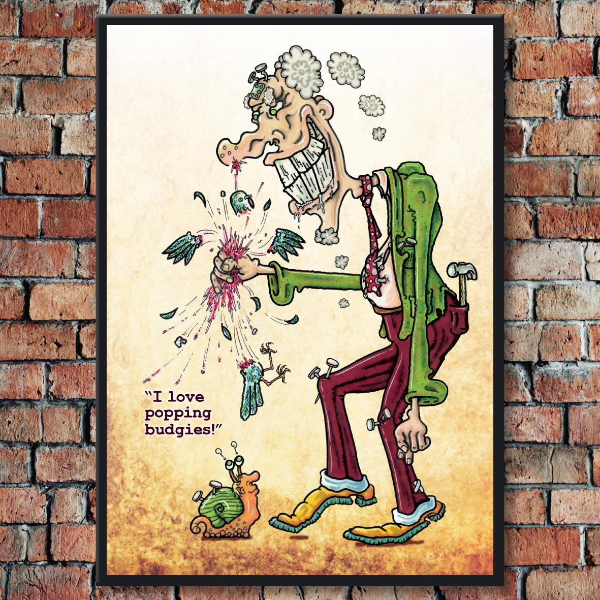Budgie Lover Art Print