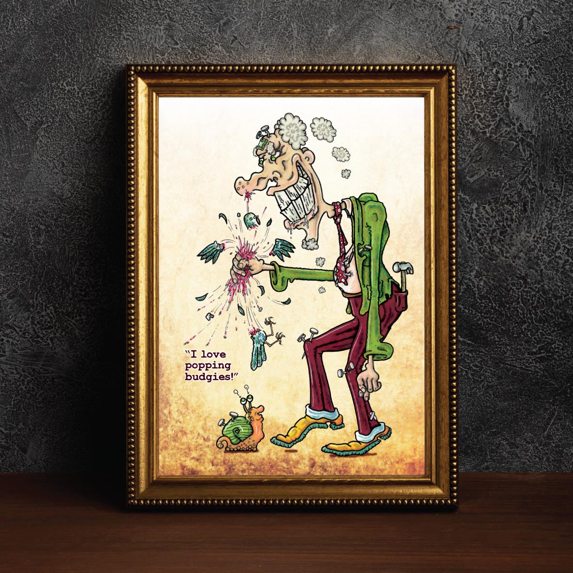 Budgie Lover Art Print