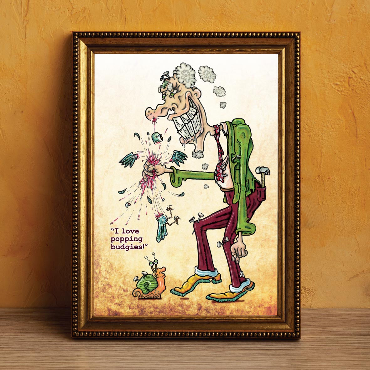 Budgie Lover Art Print