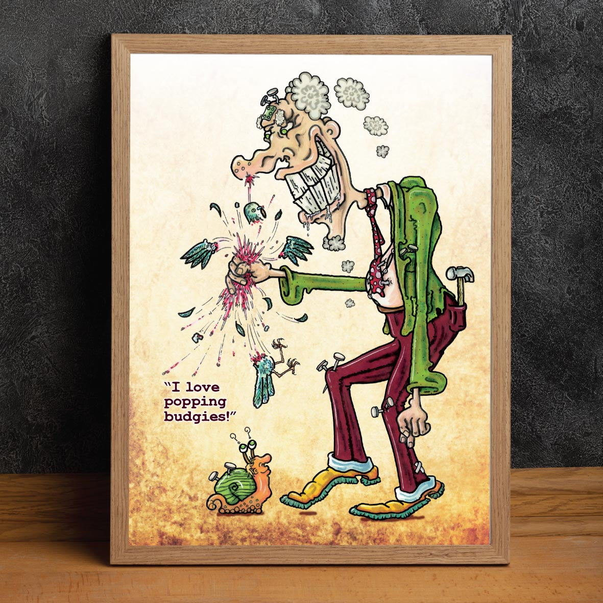 Budgie Lover Art Print