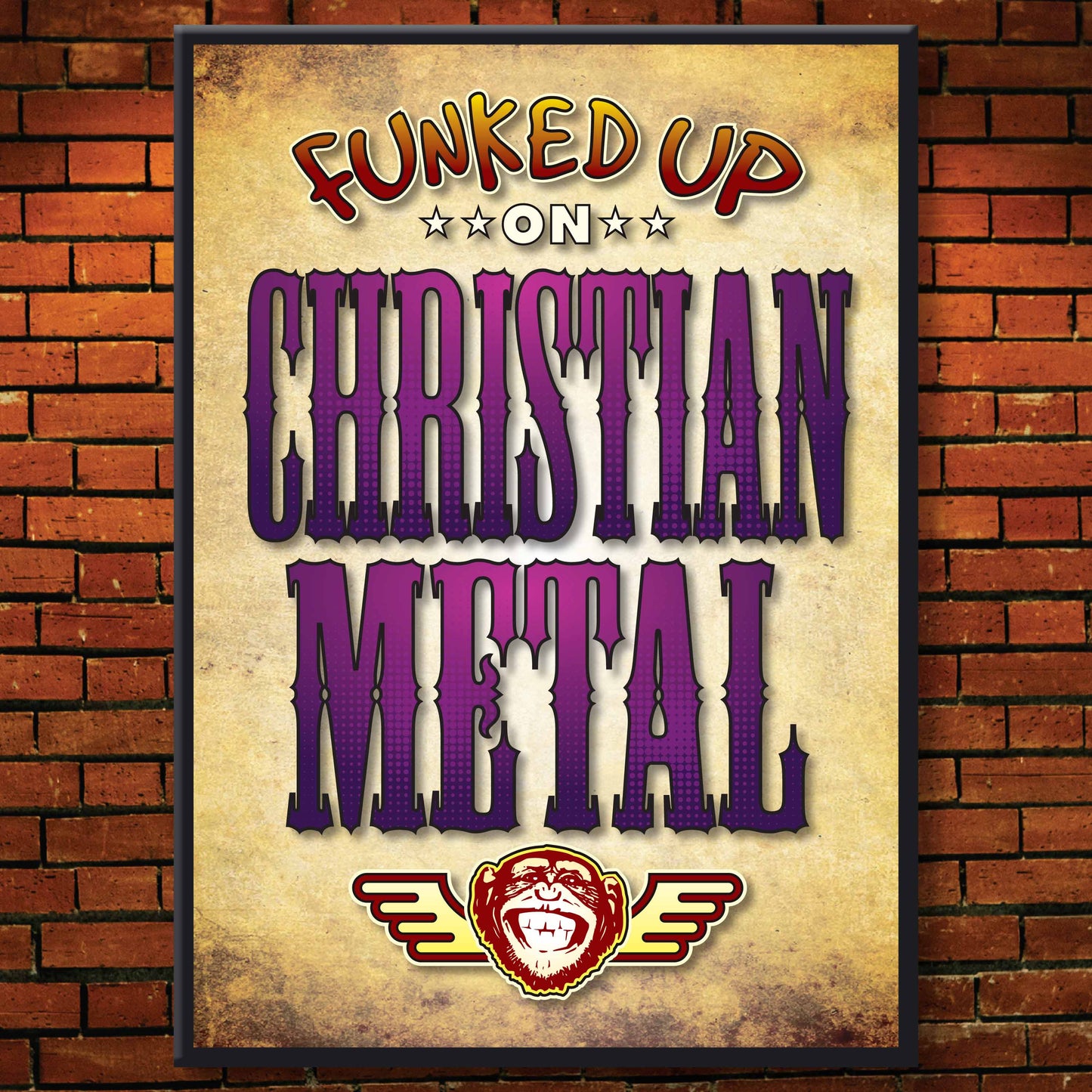 Christian Metal Art Print / Poster / Birthday Card / Greetings Card