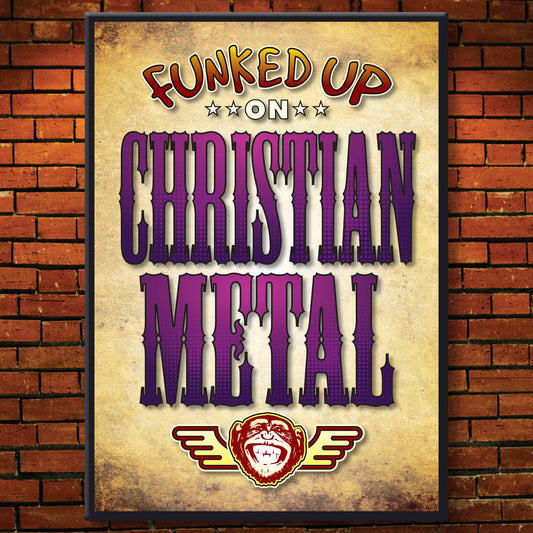 Christian Metal Art Print / Poster / Birthday Card / Greetings Card