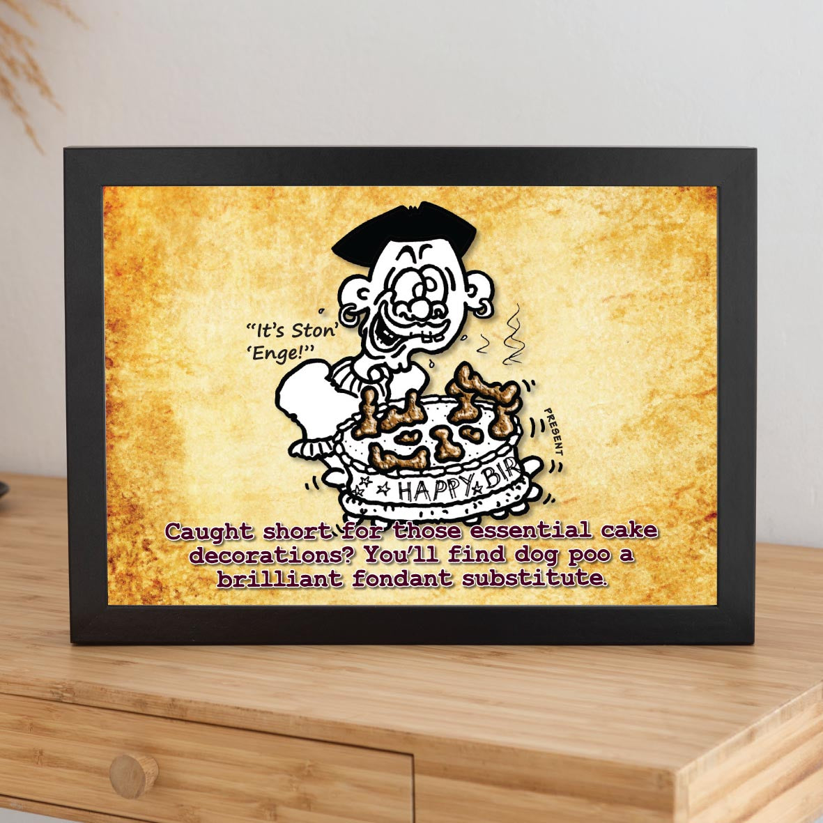 Cacky Cake Decoration Cartoon Art Print