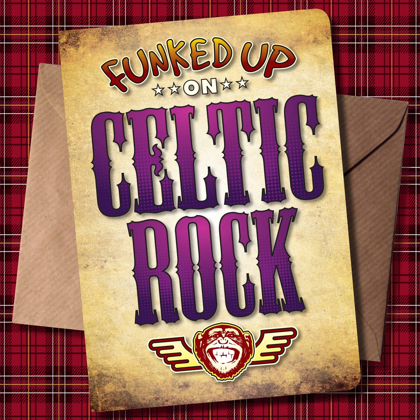 Celtic Rock Art Print / Poster / Birthday Card / Greetings Card
