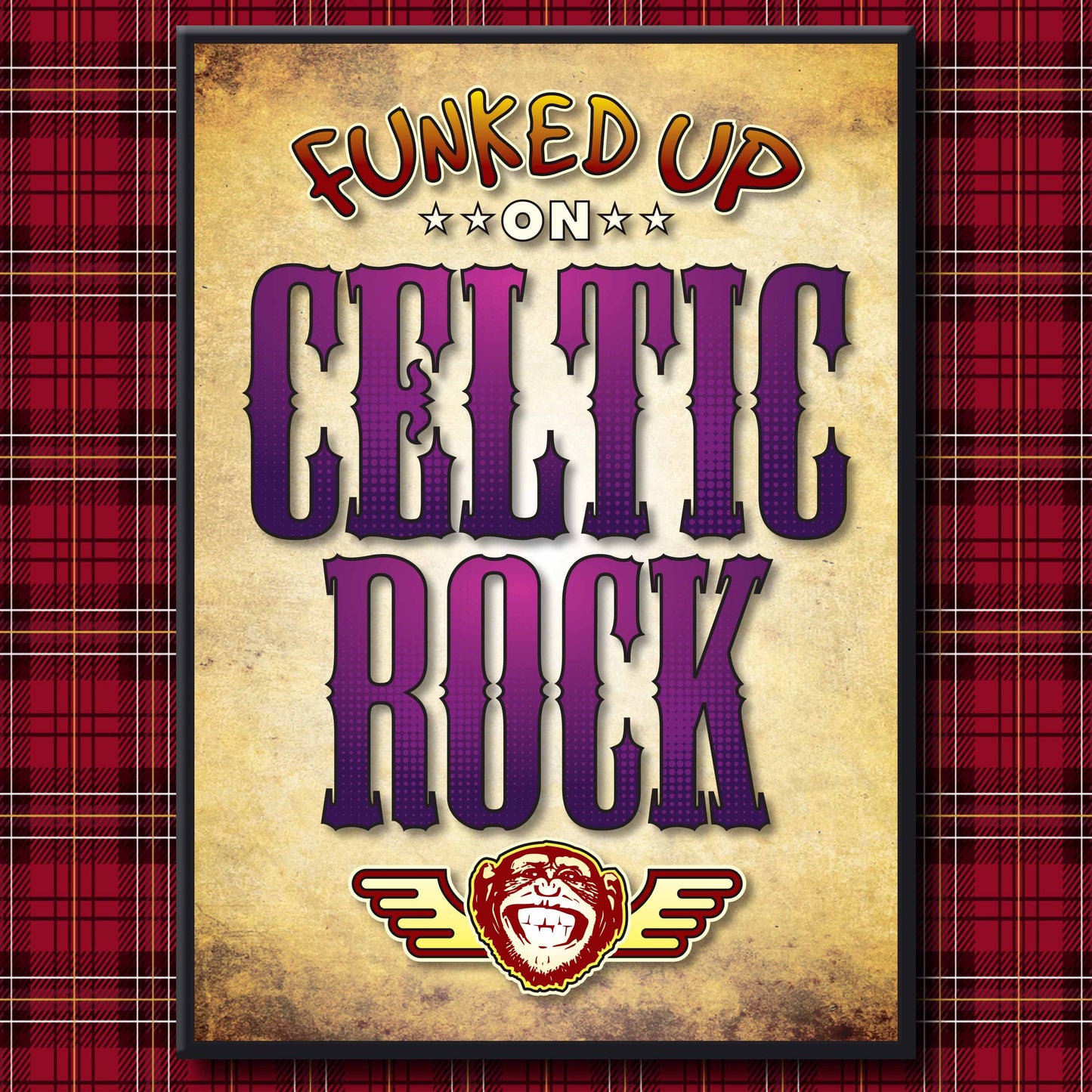 Celtic Rock Art Print / Poster / Birthday Card / Greetings Card