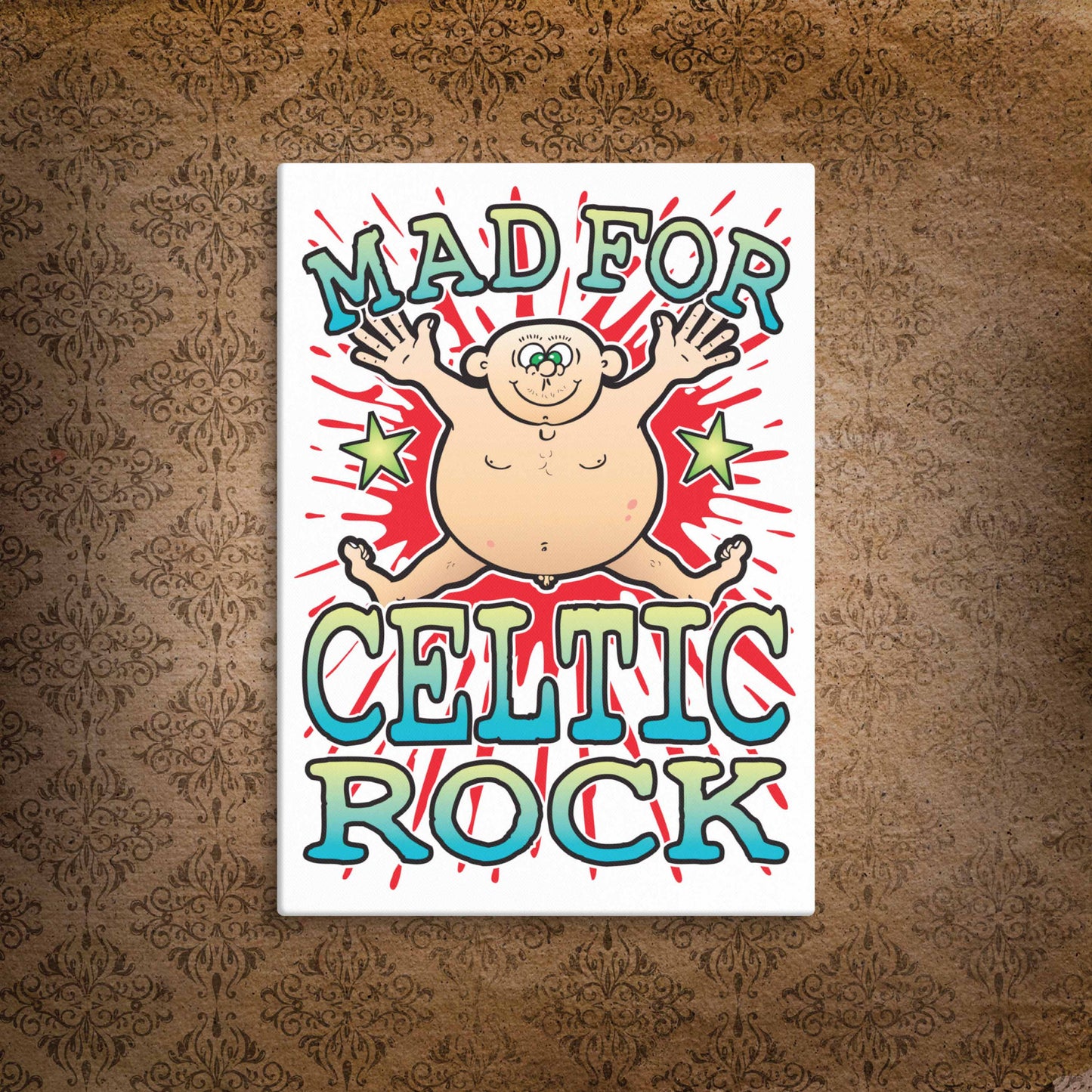 Celtic Rock Canvas Print 30x40cm